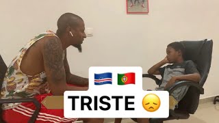 FILHO PORTUGUES TRISTE VS FILHO CABOVERDIANO [upl. by Rhiana]