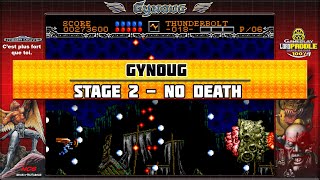 Gynoug Mega Drive Stage 2  No Death  Gameplay 100 [upl. by Naud841]