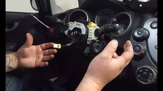 HONDA FIT CLOCK SPRING  REPLACEMENT  HOW TO [upl. by Fairman]