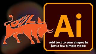 Tutorial on Using Text Within Shapes in Adobe Illustrator [upl. by Auqenehs]