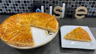 🇫🇷 🇧🇪 galette des rois aux pommes  compote maison  sans frangipane 😜 👌  recette facile ELA [upl. by Selwin]