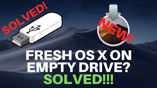 How to Install OS X or macOS onto a new blank Hard Drive Fresh Installation [upl. by Arihppas441]