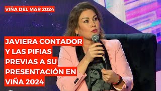 Javiera Contador y las pifias previas a su presentación en el Festival de Viña del Mar 2024 [upl. by Eolanda]