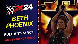 BETH PHOENIX WWE 2K24 ENTRANCE  WWE2K24 BETH PHOENIX ENTRANCE THEME  WWE 2K24 all entrances [upl. by Imojean]