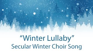 Secular Winter Choir Song solo version  Pinkzebra quotWinter Lullabyquot feat Sofia Canale [upl. by Jaime]