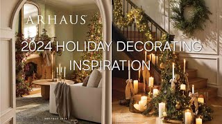 ARHAUS FOR THE HOLIDAYS  Beautiful Table Top amp Fireplace Decorating Ideas [upl. by Resee]