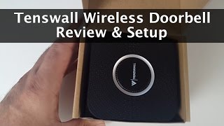 Wireless Doorbell Review amp Setup By Tenswall [upl. by Spiers]