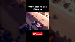 Formula 1 pit stop 1990 vs 2023 f1racing pitstop racing [upl. by Yona]