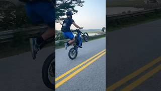 Mini bike wheelies😳🔥 shorts wheelie minibike dirtbike surron viral fyp fypシ゚viral fy [upl. by Manley273]