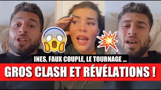 ANGELE VS NICOLAS  GROS CLASH ET RÉVÉLATIONS  😱 FAUX COUPLE INES TOURNAGE LES ANGES [upl. by Idna]