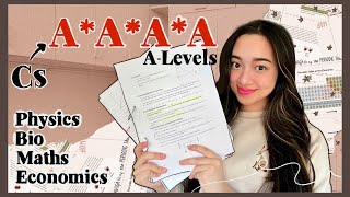 How I went from Cs to AAAA in A Levels tips no one told me  notes [upl. by Angi]