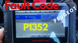 peugeotcitroenRenault 16 hdi engine preheating fault Code P1352 solved by doing this carrepair [upl. by Nbi527]