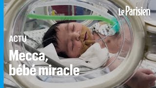 À Gaza Mecca le bébé miracle né dune césarienne après la mort de sa mère [upl. by Akemihs]