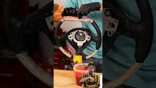 Butch REACT to DIY steering wheel upgrade idea [upl. by Brookner]