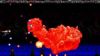 Gynoug Gameplay Mega Drive  Genesis [upl. by Obmar]