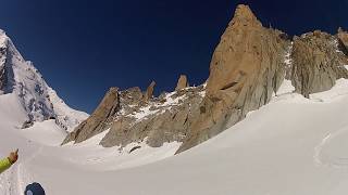 Aiguille du Midi Arête des Cosmiques 03 July 2017 Full version [upl. by Randi]