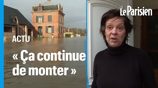 Inondations dans le Nord  à Merville des habitants désemparés face à la montée des eaux [upl. by Ilam]