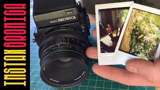 Zenza Bronica Shooting Instax Mini with Custom Back [upl. by Correna]