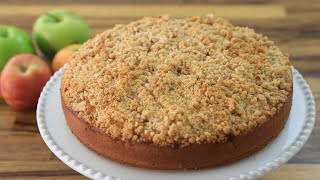 Apple Crumble Cake Recipe  Apple Streusel Cake [upl. by Niwred823]