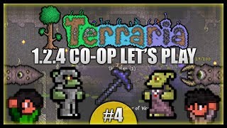 Goblin Invasion Battle Killing The Pest Worms  Terraria CoOp Survival Episode 4 [upl. by Disario]