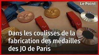 Dans les coulisses de la fabrication des médailles des JO de Paris 2024 [upl. by Atirahc]