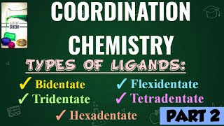 COORDINATION CHEMISTRY BSc Chemistry Part 2 Ligands Bi Tri Tetra Hexadentate Flexidentate [upl. by Krishna44]