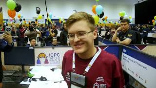 2024 ICPC World Finals Postcontest Interview by Andrew He ecnerwala [upl. by Nesbitt]