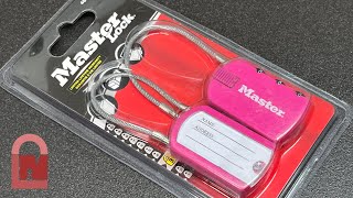 Master Lock 4684TCOL Luggage Combination Locks Decoded [upl. by Atin]