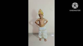 ఆచార్య దేవ ఏమంటివి డైలాగ్ 5years old kid ntr dialogue dhana Veera sura karna  acharya deva [upl. by Margaret]