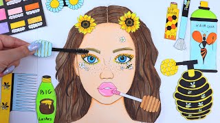 ASMR Makeup Skincare with PAPER COSMETICS 🍯 Honey [upl. by Emmerich538]