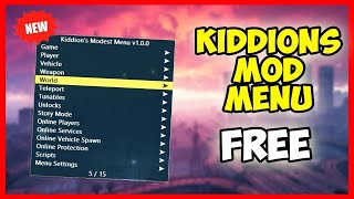 Gta 5 Online Mod Menu PC  Kiddions Mod Menu  Undetected [upl. by Analak319]