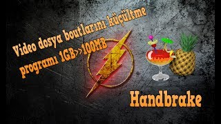 Handbrake indirmekurma Dosya GB düşürme programı [upl. by Lamiv840]