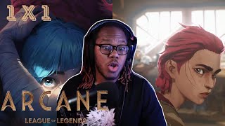 Watching ARCANE for the FIRST TIME🔥  ARCANE 1x1 Reaction [upl. by Catherin]