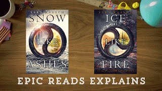 Epic Reads Explains  Snow Like Ashes Series by Sara Raasch  Book Trailer [upl. by Alliuqaj]