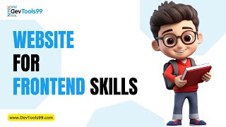 Website for frontend skills devtools99 website webdevelopment coding programming frontend [upl. by Akcirehs439]