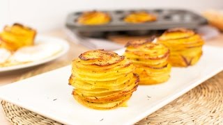 Patatas al Horno con Queso Parmesano y Tomillo  Papas Horneadas Fáciles y Deliciosas [upl. by Upshaw]