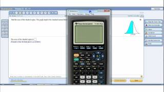 Using the TI to find probabilities in the Standard Normal Distribution [upl. by Saidee]