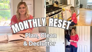 June 2024 Monthly Reset Plan Clean amp Declutter With Me Homemaking Motivation [upl. by Aney220]