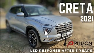 CRETA Upgraded Headlights Response After 3 Years 😲  CRETA EEXS [upl. by Sellihca]