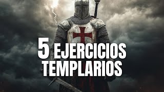 Mejores 5 Ejercicios Fuerza y Ganar Músculo Entrenamiento Templarios Guerreros Medievales  gym [upl. by Lovato]