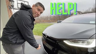 Attempt at connecting Home Link garage door opener in the 2022 Tesla Model X [upl. by Ailemak]