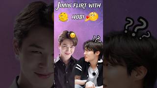 jimin flirt with jhope😘 jhope funny reaction shorts trending bts [upl. by Lacee]