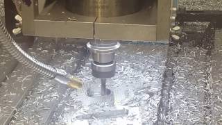 Adaptive Clearing 🤤 with diy 3kw ATC Concrete CNC🏛️ Liked 😊 amp Abboniert mich [upl. by Carmella]