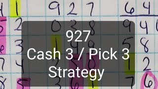 927 Cash 3 Pick 3 Strategies  Mississippi Lottery Numbers Rundown [upl. by Sorkin]