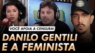 Danilo Gentili HUMILHA Comediante Feminista Análise Metaforando [upl. by Rediah]