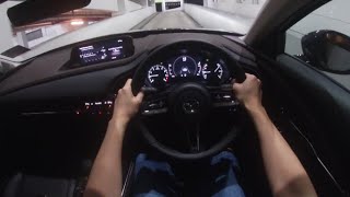 2022 Mazda CX30 20 High  Night Time POV Test Drive [upl. by Kylynn471]