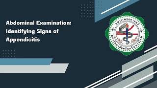 Abdominal examination  appendicitis [upl. by Laro]