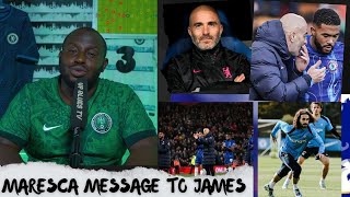 Enzo Maresca Message to Reece James  Chelsea Relocate to 7th  Premier League fixture [upl. by Sahpec639]