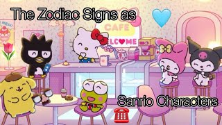 The Zodiac Signs as Sanrio Characters [upl. by Droffig663]