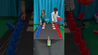 Best family boll roll and cup drope challenge shorts game [upl. by Anasor]